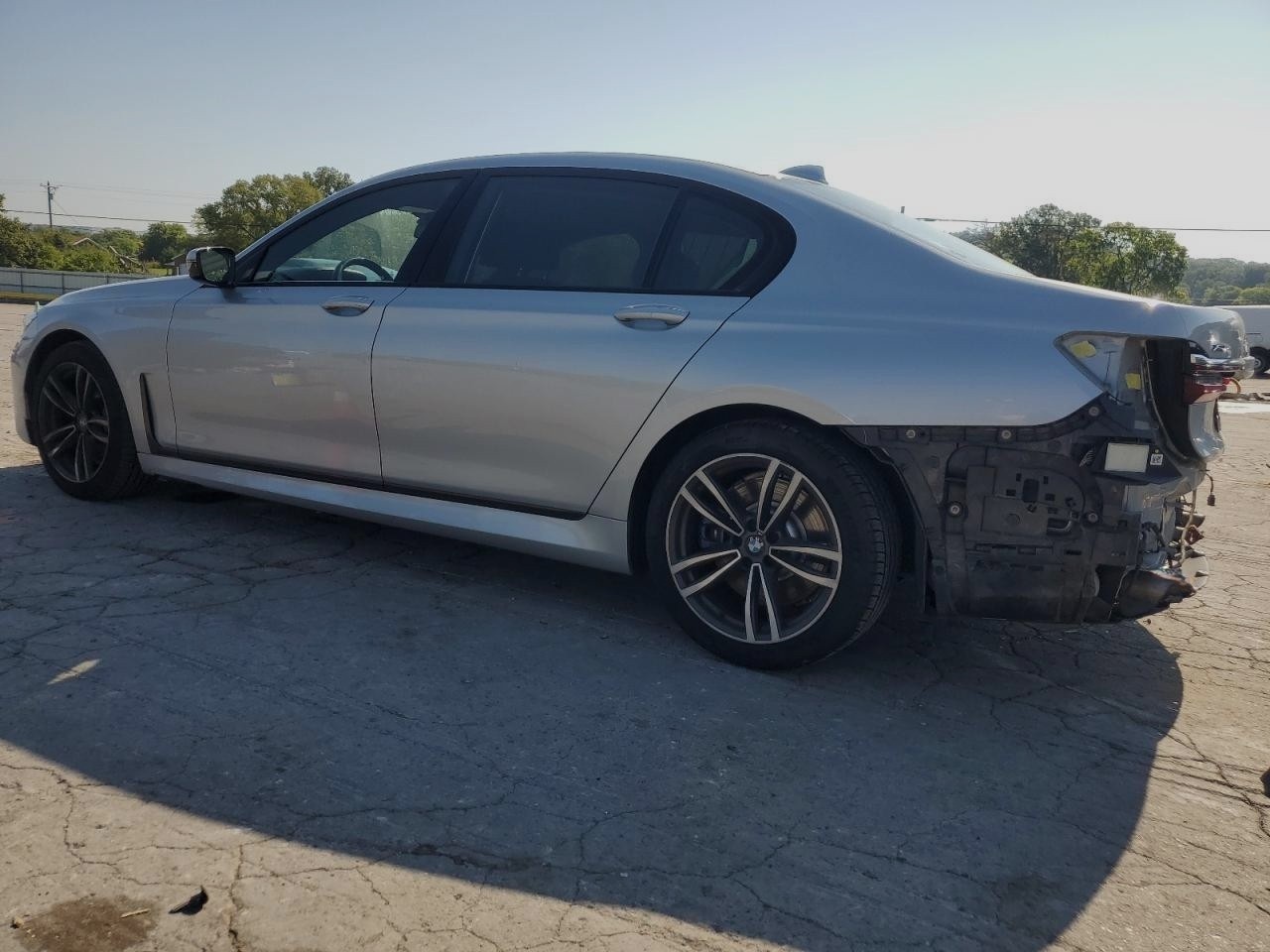 BMW 740I Xdrive 2020 Silver vin: WBA7E4C59KGV70505